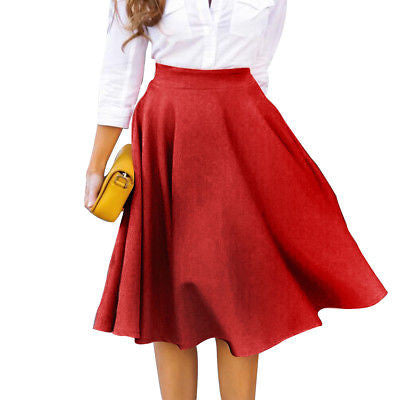 Vintage Women Stretch High Waist
