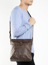 Hiveaxon Brown Messenger Bag