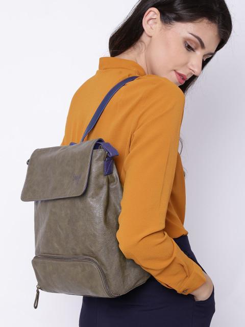 Hiveaxon Olive Brown Backpack