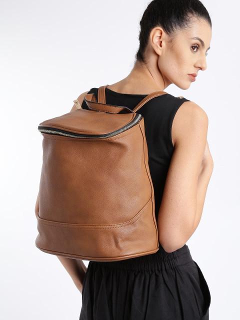 Hiveaxon Brown Backpack