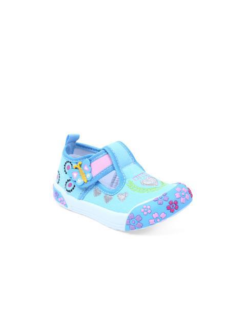 Dunsinky Blue Printed Regular Shoes