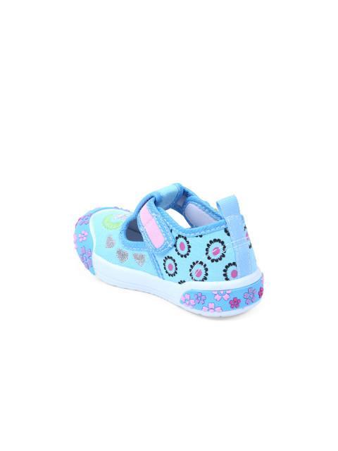 Dunsinky Blue Printed Regular Shoes