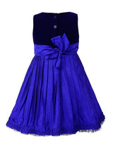 Branyork Blue Solid A-Line Dress