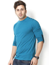 Daneaxon Turquoise Blue T-shirt