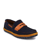 Fastalas Blue Suede Boat Shoes