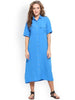 Rosyalps Blue Shirt Dress