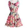 USA SIZE Summer bottom skirt Sleeveless printed