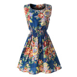 Women Casual Chiffon O-Neck