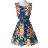 Women Casual Chiffon O-Neck